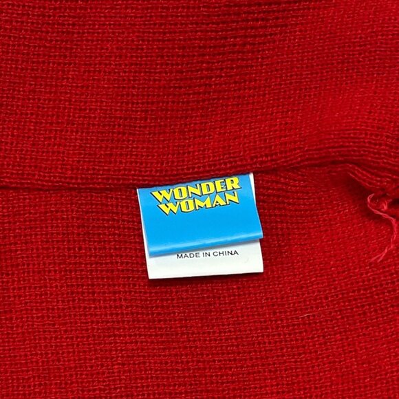 Wonder Woman Knit Beanie Hat – DC Comics Superhero Logo 2017 - Picture 3 of 5